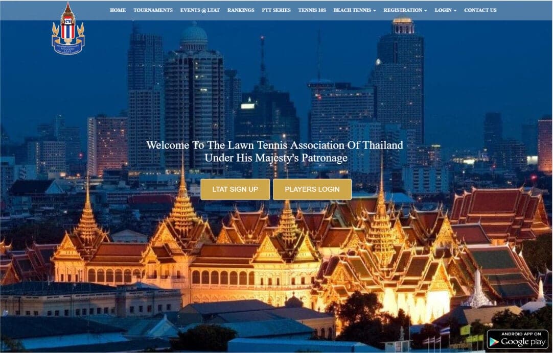 Lawn Tennis Association of Thailand, Sports product interface